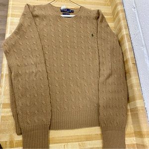 Polo Ralph Lauren Lambswool Sweater Tan XL
